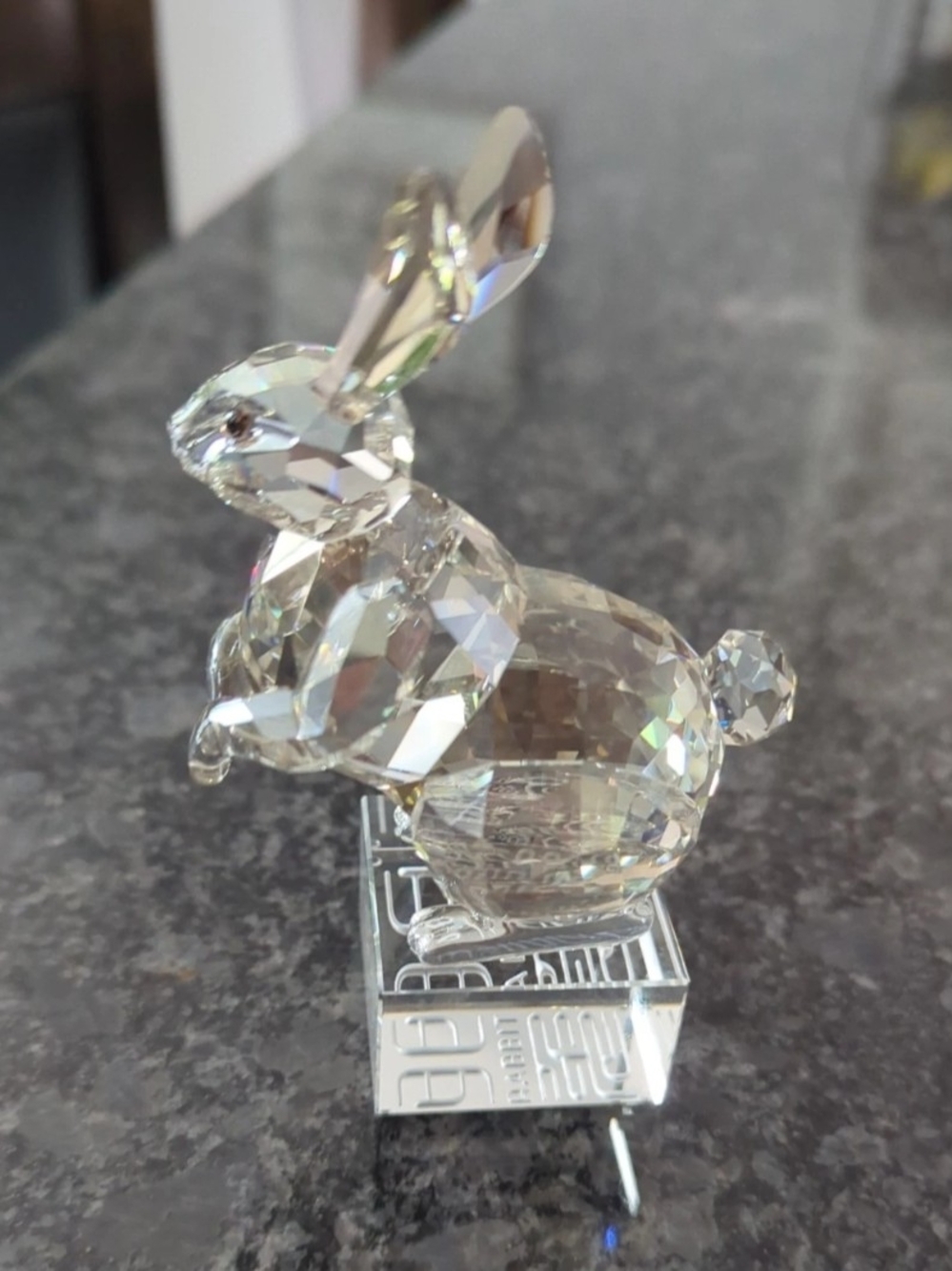 Swarovski Clear Crystal Rabbit Figurine